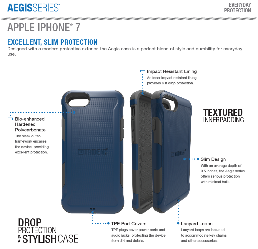 Trident Apple iPhone 7 case