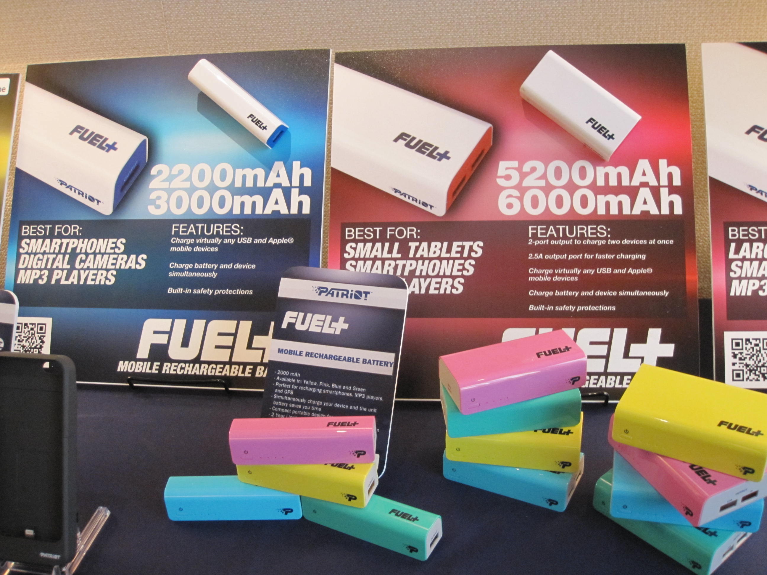 The Patriot Memory FUEL+ Mobile Rechargeable Battery