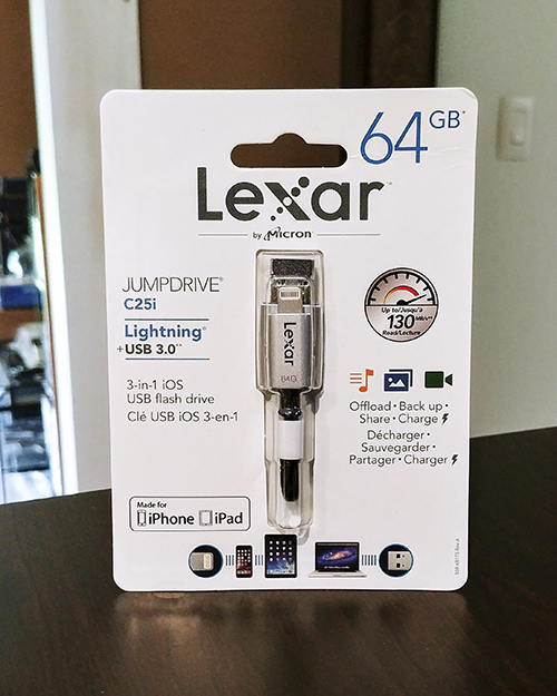 Lexar JumpDrive C25i Review for iPhone or iPad