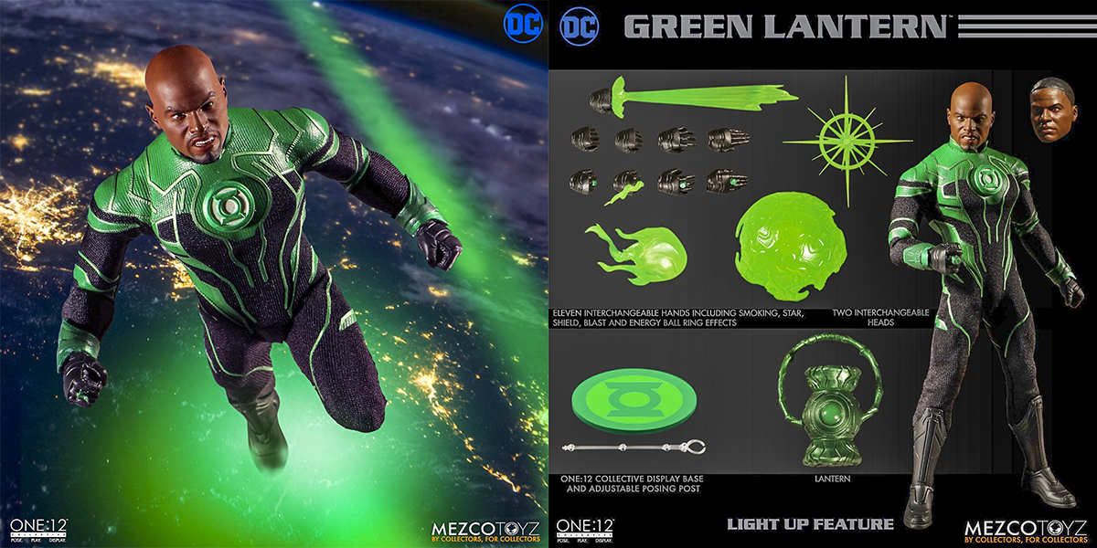 Mezco Toyz One:12 Collective Green Lantern John Stewart Figure 