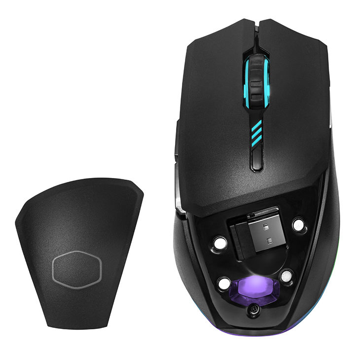 Cooler Master MM831 mouse open top view