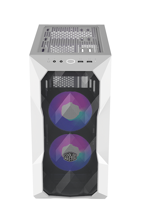 Front View of Cooler Master TD300 Mesh Case without top dust filter
