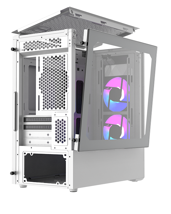 Right Rear Exploded View of Cooler Master TD300 Mesh Case
